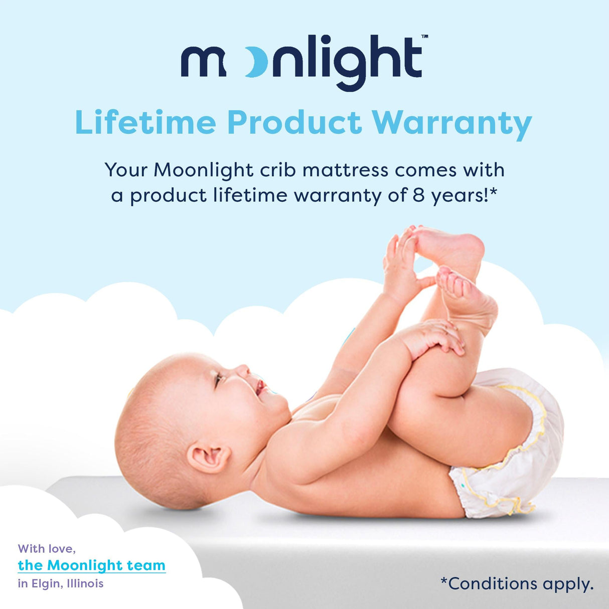 Moonlight Starlight Dream Crib Mattress