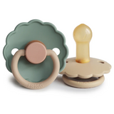 FRIGG Daisy Natural Rubber Pacifier 2-Pack 6-18 Months