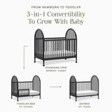 Namesake Alouette 3-in-1 Convertible Spindle Crib