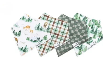 4 Pack Baby Bandana Bibs