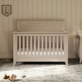 Monogram by Namesake Barrow Rustic 4-in-1 Convertible Flat Top Crib