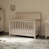 Monogram by Namesake Barrow Rustic 4-in-1 Convertible Flat Top Crib