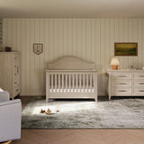 Monogram by Namesake Barrow Rustic 4-in-1 Convertible Curve Top Crib