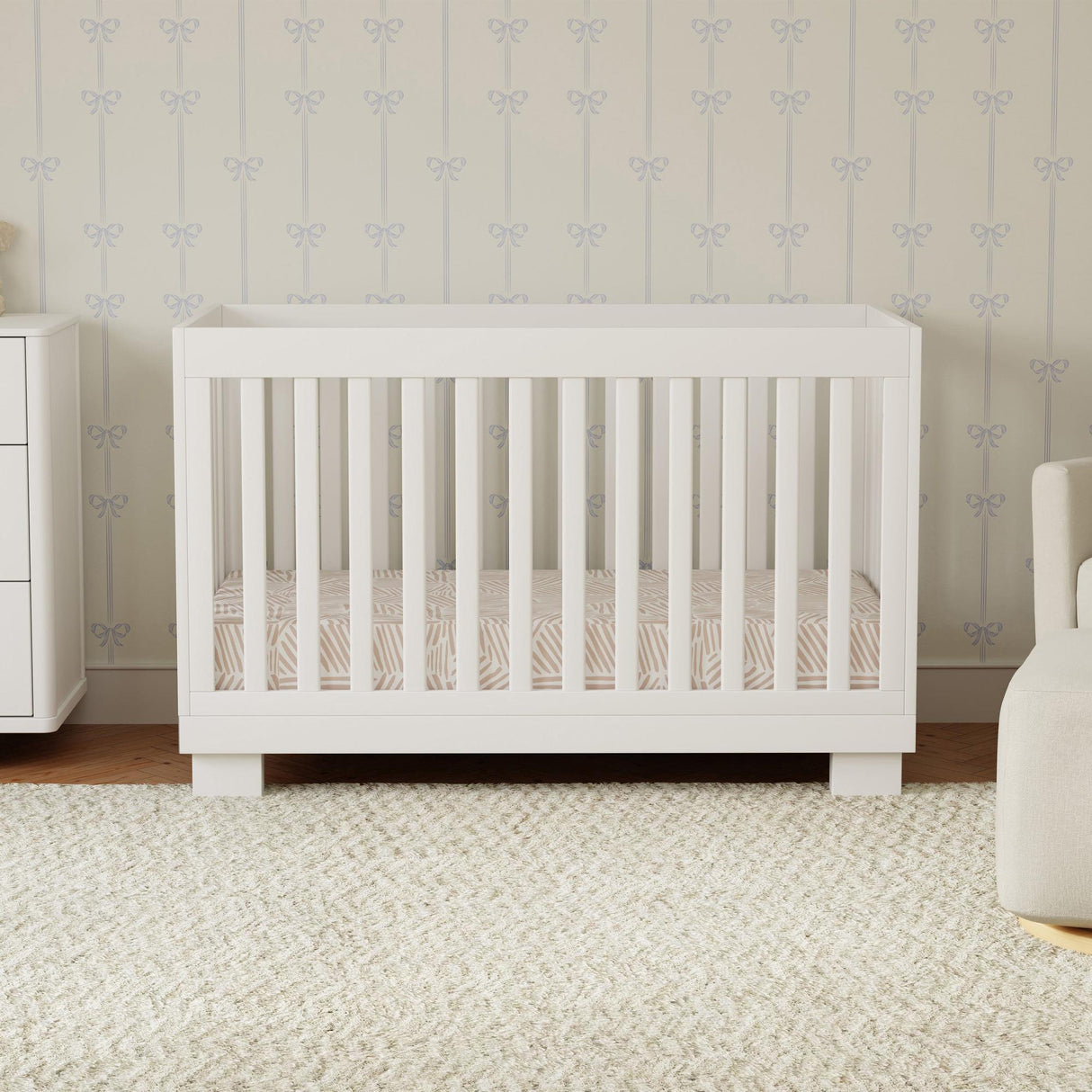 Babyletto Modo 3-in-1 Convertible Crib with Toddler Bed Conversion Kit