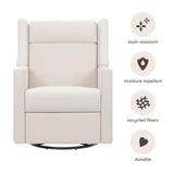 Babyletto Kiwi Deluxe Power Recliner & Swivel Glider with Heat and Massage