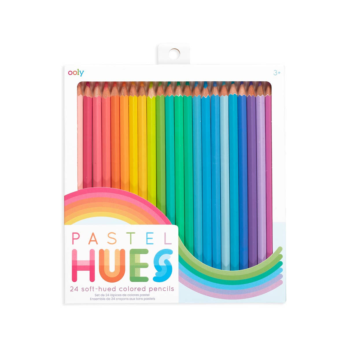 Pastel Hues Soft-Hued Colored Pencils - Set of 24
