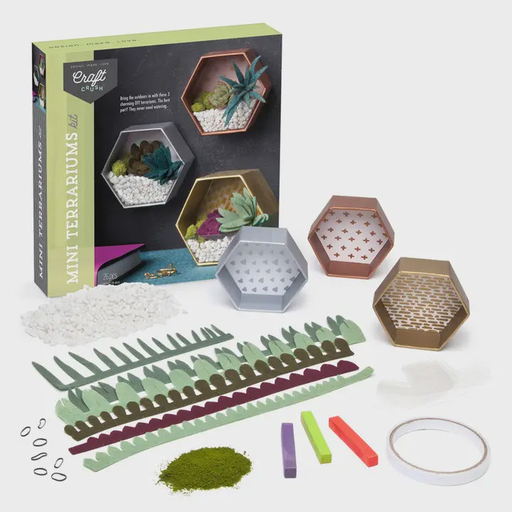Craft Crush Mini Terrariums