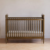 Namesake Liberty 3-in-1 Convertible Spindle Crib with Toddler Bed Conversion Kit