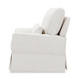 Namesake Crawford Pillowback Chair and a Half Comfort Swivel Glider