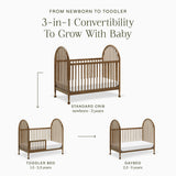 Namesake Alouette 3-in-1 Convertible Spindle Crib