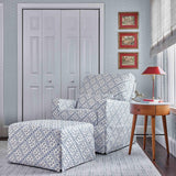 Sarah Flint x Namesake Crawford Gliding Ottoman in Eco-Performance Fabric | Water Repellent & Stain Resistant