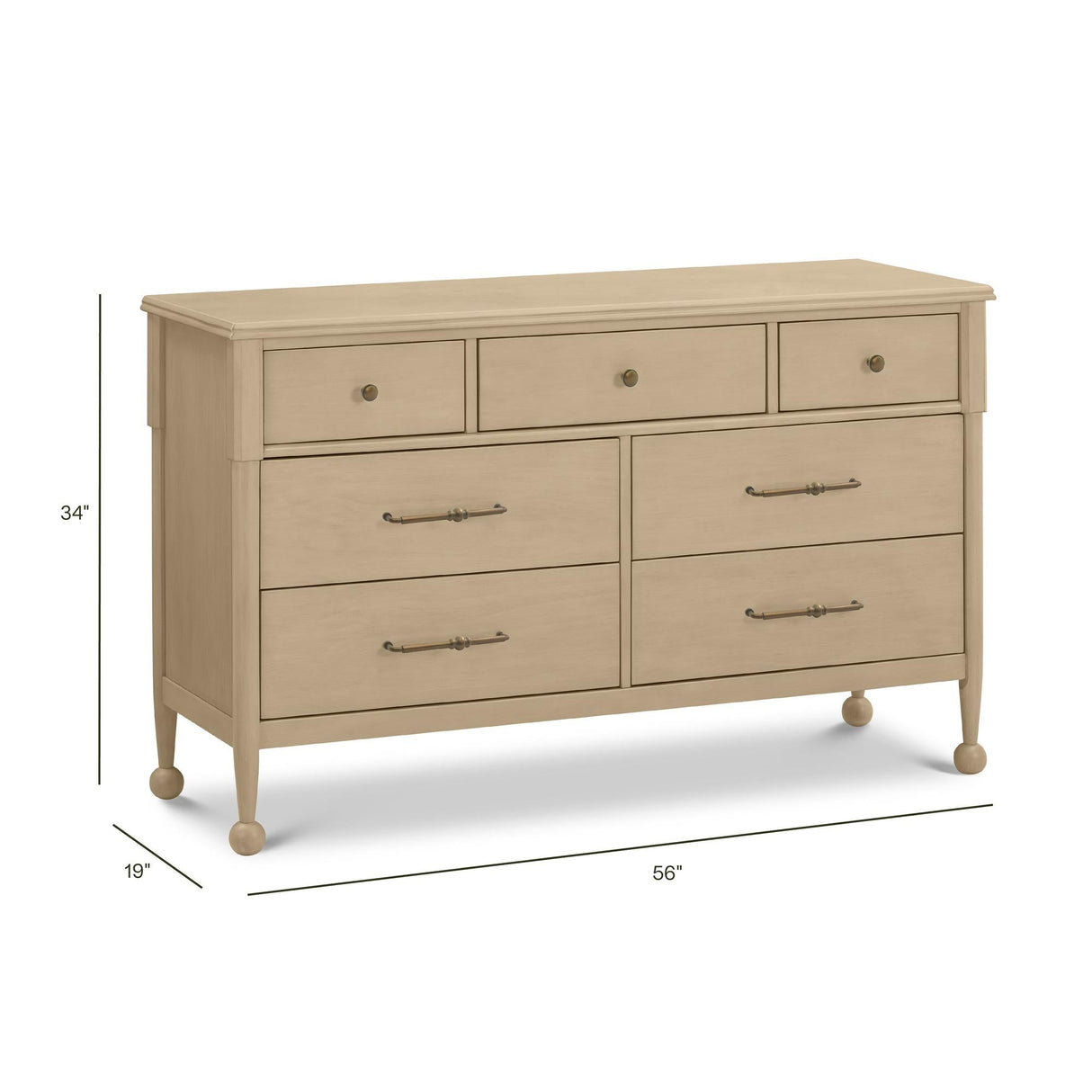 Namesake Alouette 7-Drawer Wide Dresser (56”)