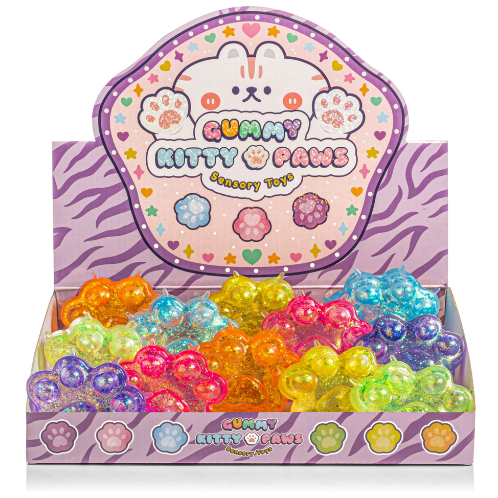 Gummy Kitty Paws Sensory Toy
