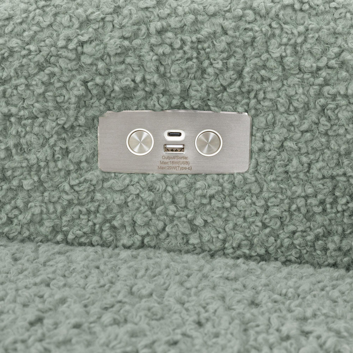 Babyletto Kiwi Electronic Recliner and Swivel Glider with USB port