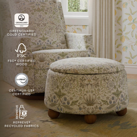 Morris & Co. x Namesake Tuffet Storage Ottoman