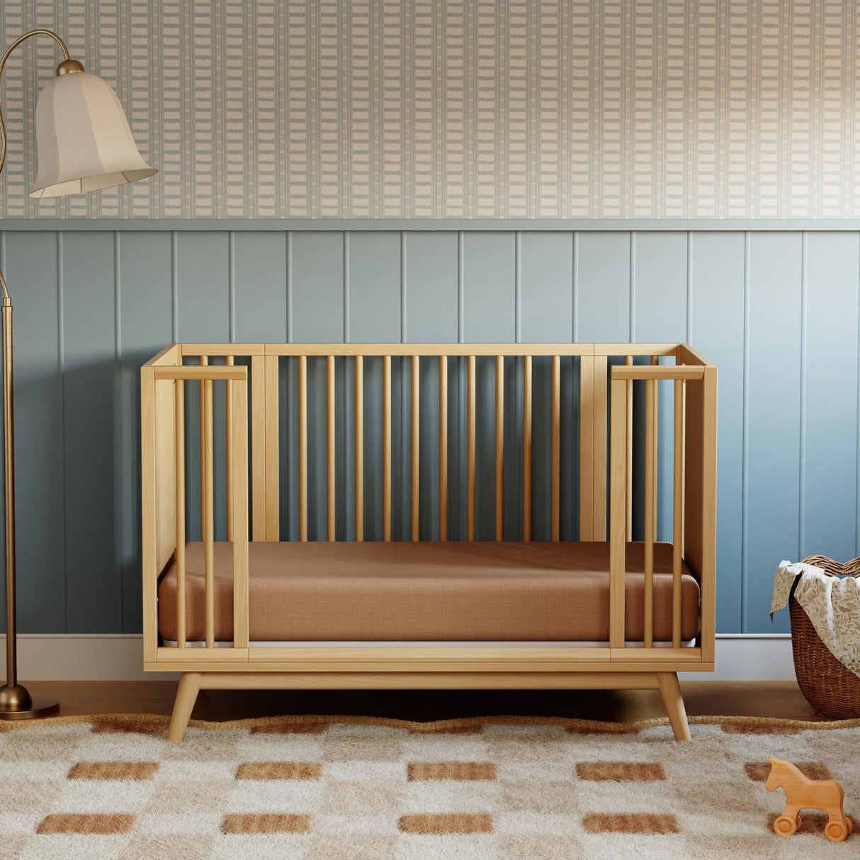 Babyletto Palma 8-in-1 Convertible All-Stages Crib with Bassinet & Toddler Bed Kit
