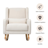 Babyletto Kai Rocker in Eco-Performance Fabric | Water Repellent & Stain Resistant