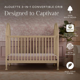 Namesake Alouette 3-in-1 Convertible Spindle Crib