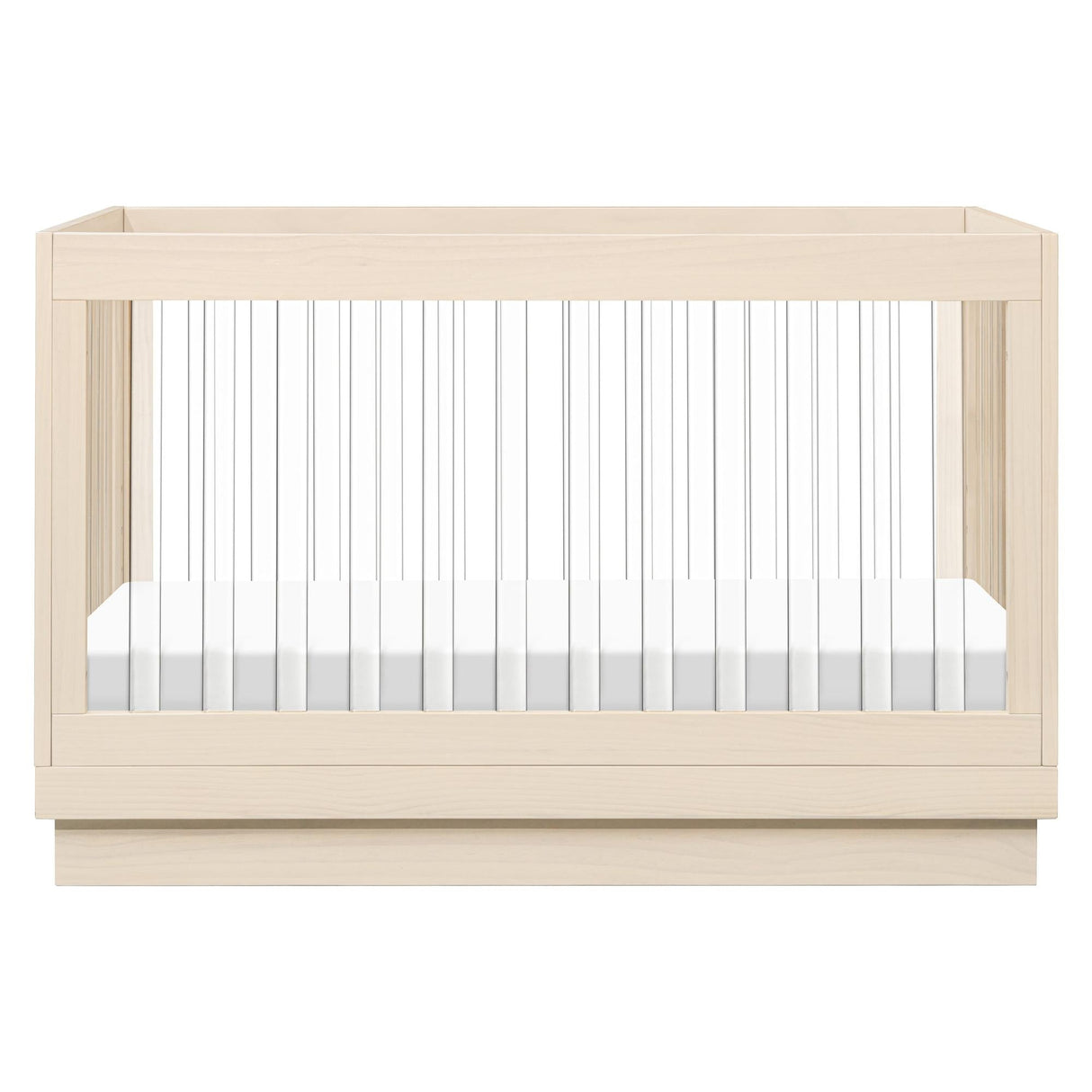 Babyletto Harlow Acrylic 3-in-1 Convertible Crib with Toddler Bed Conversion Kit