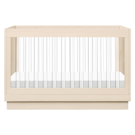 Babyletto Harlow Acrylic 3-in-1 Convertible Crib with Toddler Bed Conversion Kit