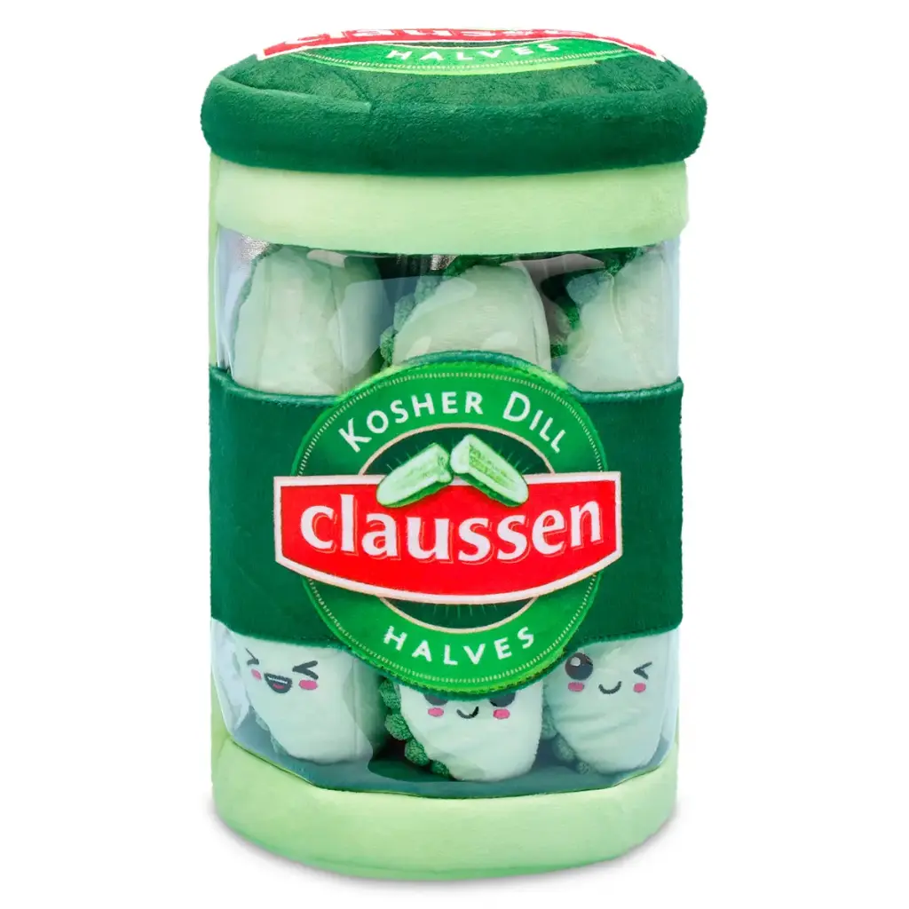 Claussen Kosher Dill Pickles Packaging Plush