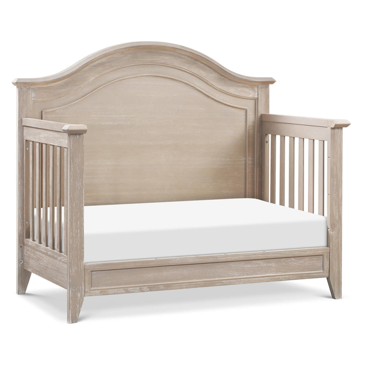 Monogram by Namesake Barrow Rustic 4-in-1 Convertible Curve Top Crib