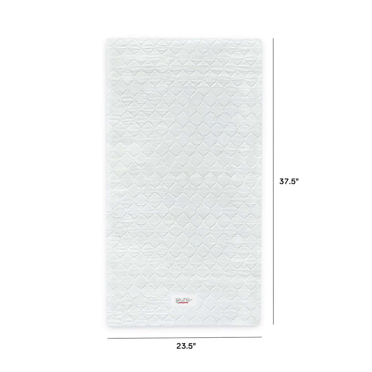 M5346C,Babyletto,Pure Core Non-Toxic Mini Crib Mattress with Hybrid Cover