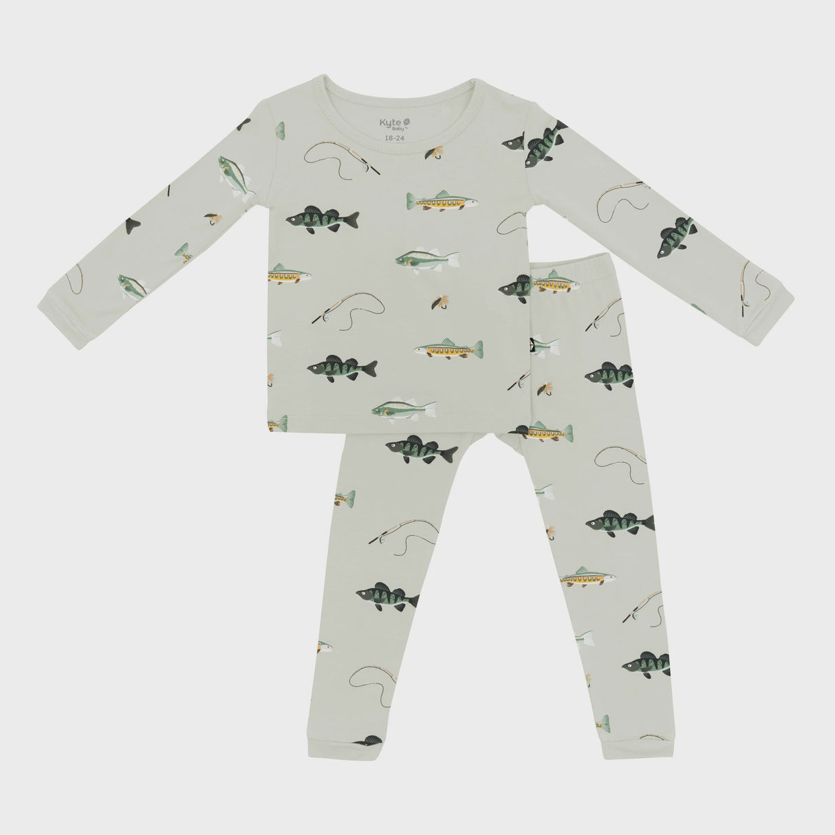 Kyte Long Sleeve Pajamas in Fishing