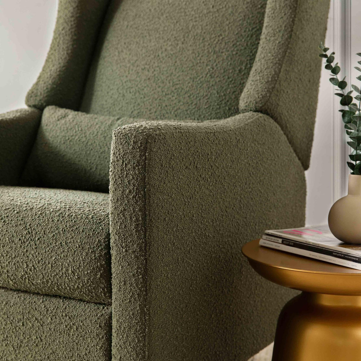 Babyletto Kiwi Electronic Recliner and Swivel Glider with USB port