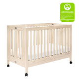 Babyletto Maki Portable Folding Crib with Toddler Bed Conversion Kit