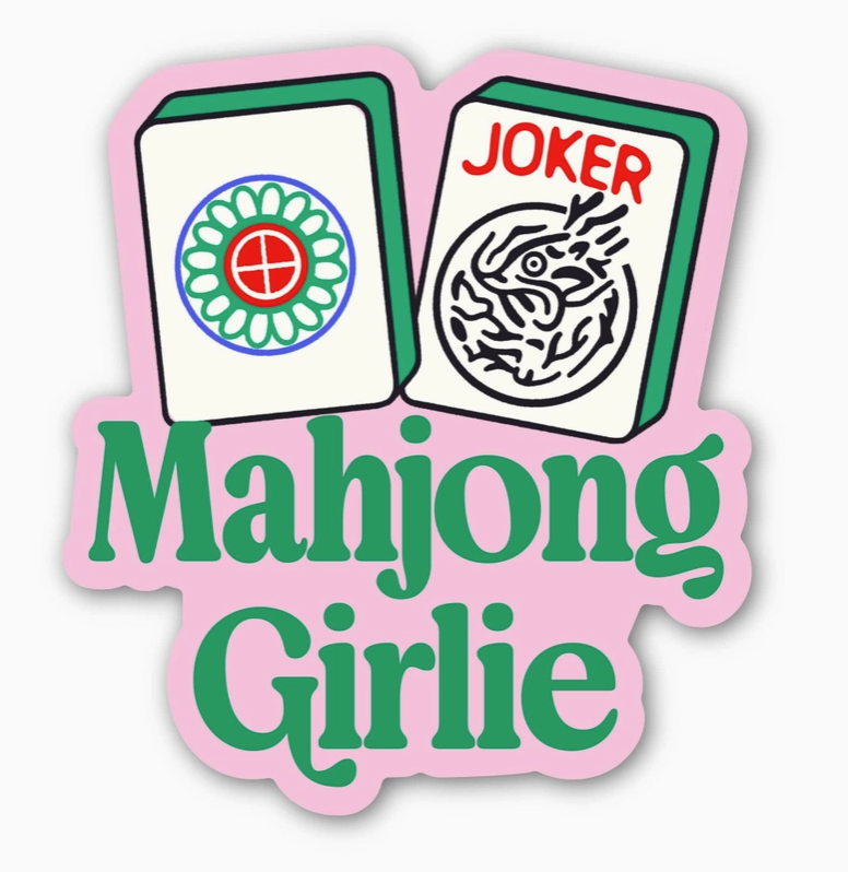 Mahjong Girlie Tile Sticker