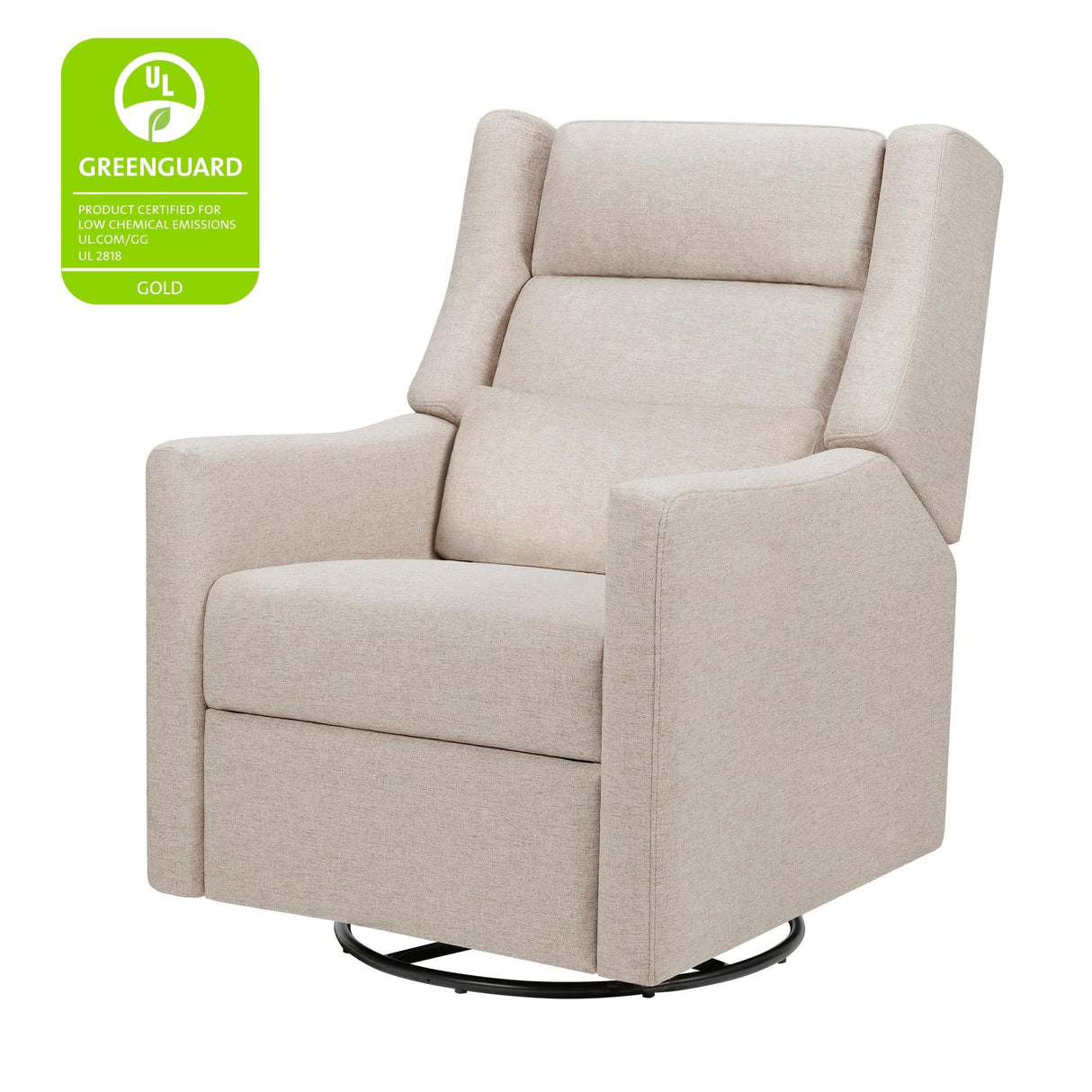 Babyletto Kiwi Plus Power Recliner and Swivel Glider with Power Adjustable Headrest and USB Port
