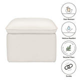 Babyletto Cali Storage Ottoman in Eco-Performance Fabric | Water Repellent & Stain Resistant