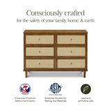 Namesake Marin with Cane 6-Drawer Dresser