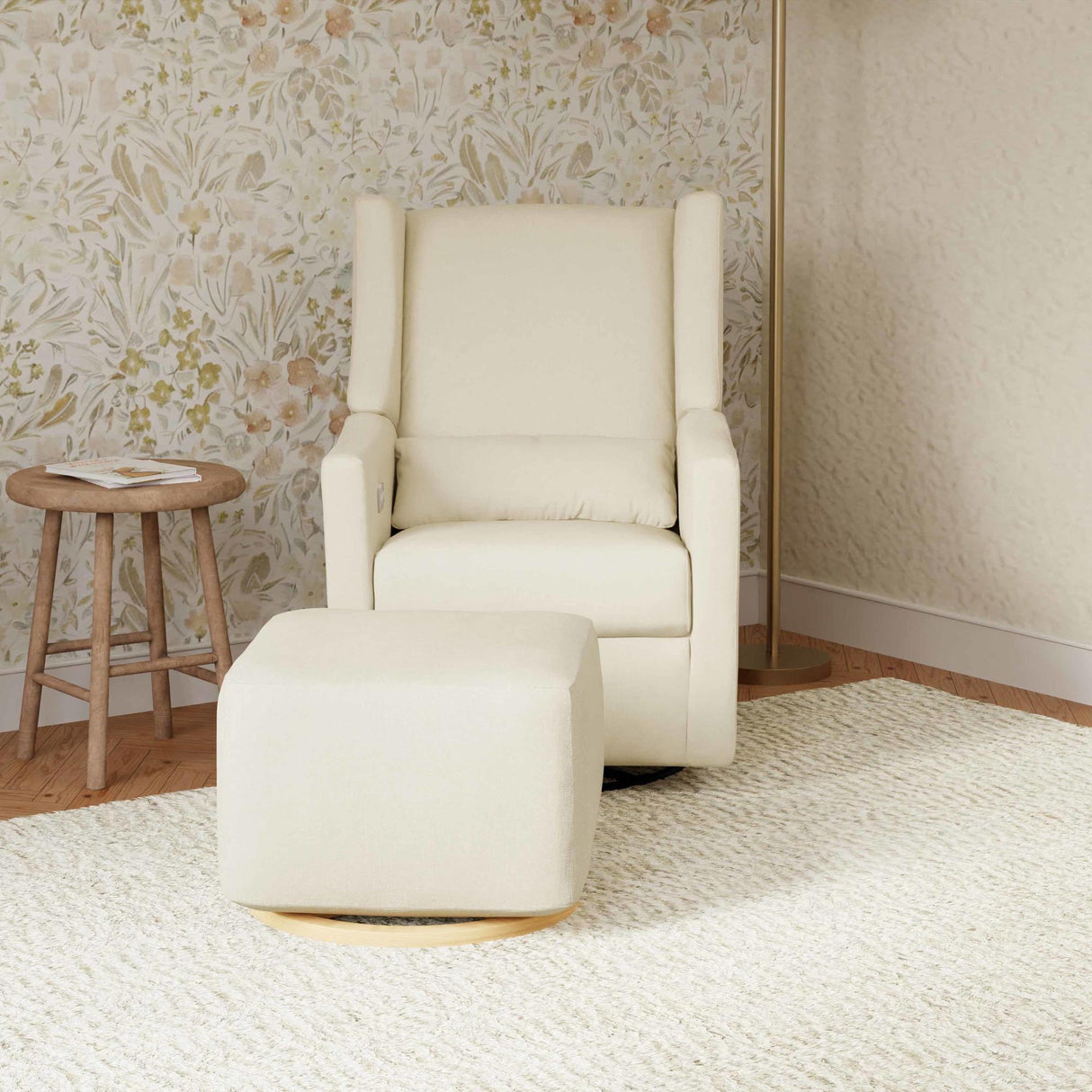 Babyletto Kiwi Electronic Recliner and Swivel Glider with USB port