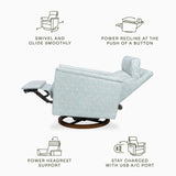 Morris & Co. x Namesake Willa Plus Power Glider Recliner w/ Power Headrest