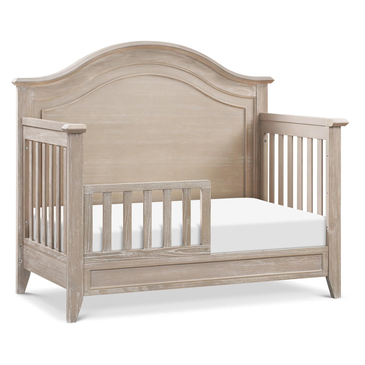 Monogram by Namesake Barrow Rustic 4-in-1 Convertible Curve Top Crib