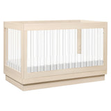 Babyletto Harlow Acrylic 3-in-1 Convertible Crib with Toddler Bed Conversion Kit