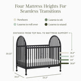 Namesake Alouette 3-in-1 Convertible Spindle Crib