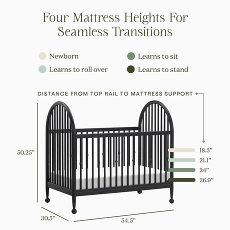 Namesake Alouette 3-in-1 Convertible Spindle Crib