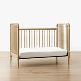 Namesake Liberty 3-in-1 Convertible Spindle Crib with Toddler Bed Conversion Kit