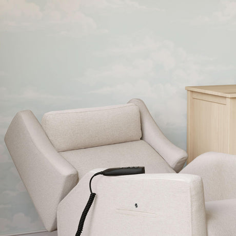 Babyletto Kiwi Deluxe Power Recliner & Swivel Glider with Heat and Massage