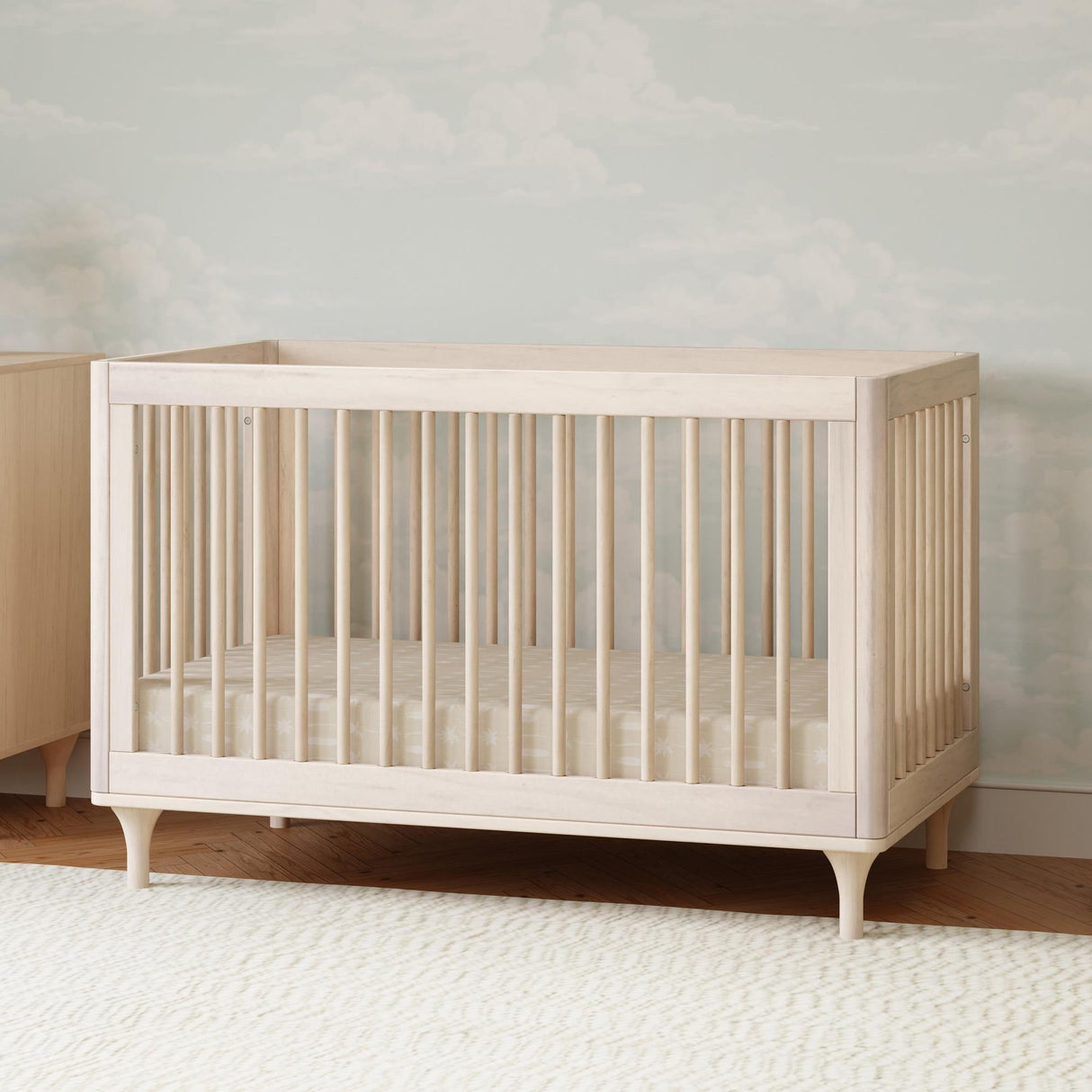 Babyletto Lolly 3-in-1 Convertible Crib with Toddler Bed Conversion Kit