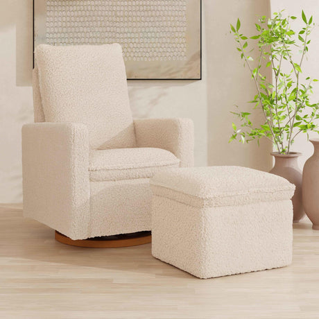 Babyletto Cali Storage Ottoman in Shearling