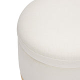 Babyletto Naka Storage Ottoman in Eco-Performance Fabric | Water Repellent & Stain Resistant