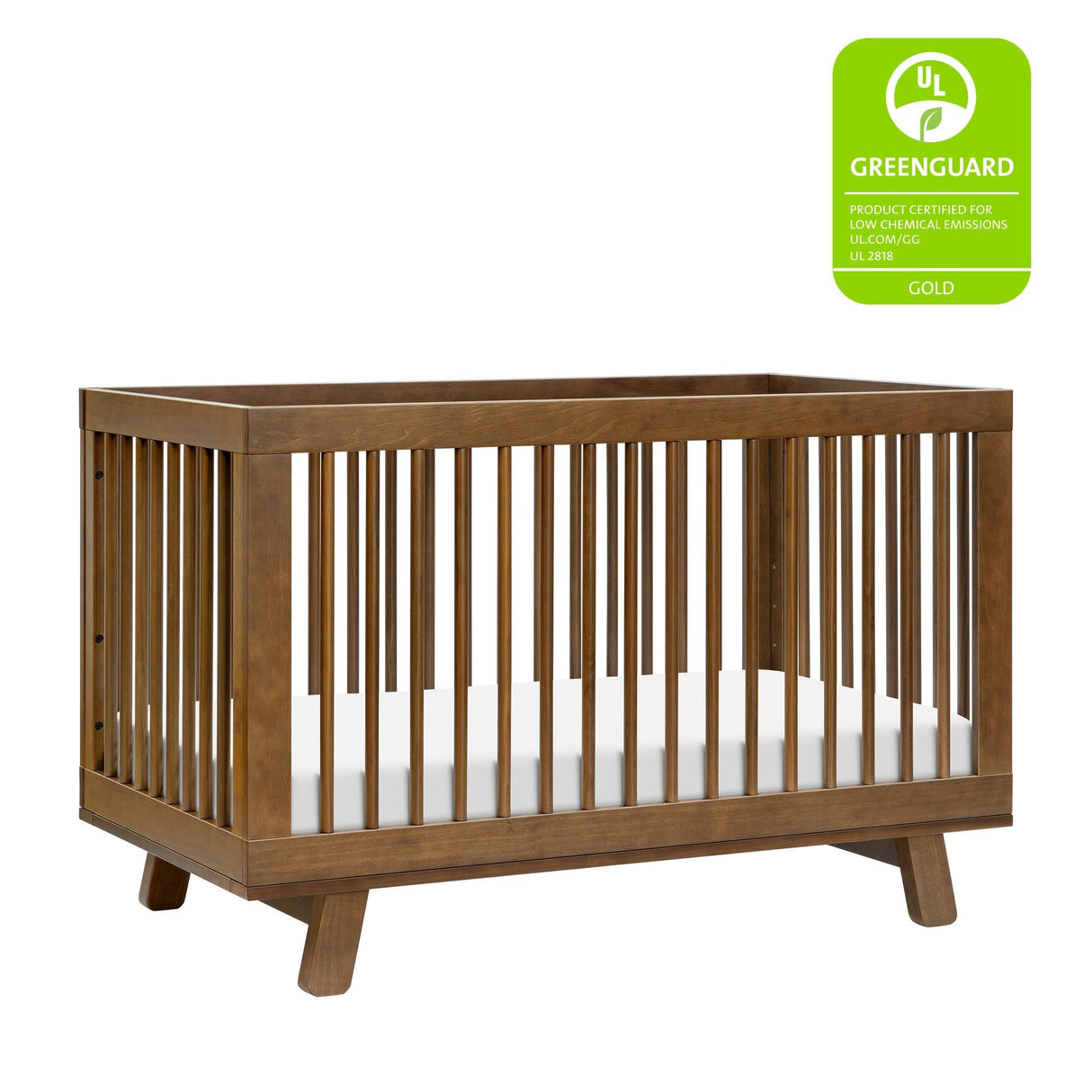 Babyletto Hudson 3-in-1 Convertible Crib with Toddler Bed Conversion Kit
