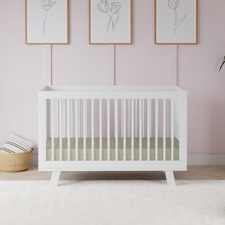 Babyletto Hudson 3-in-1 Convertible Crib with Toddler Bed Conversion Kit