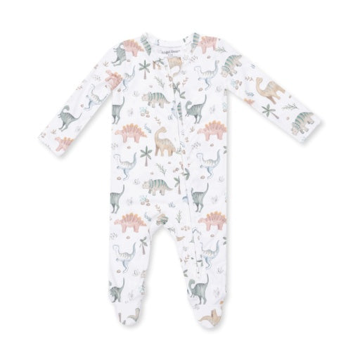 Sweet Baby Dinos - 2 Way Zipper Footie