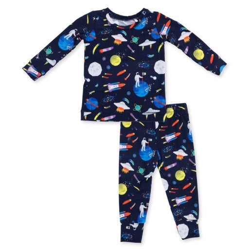 Astronaut and Rockets - Long Sleeve Loungewear Set