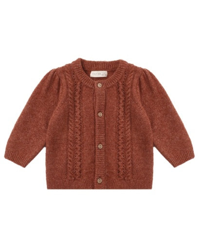 HOLLY CARDIGAN REDWOOD